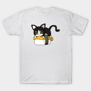 Tuxedo Cat tamago Sushi T-Shirt